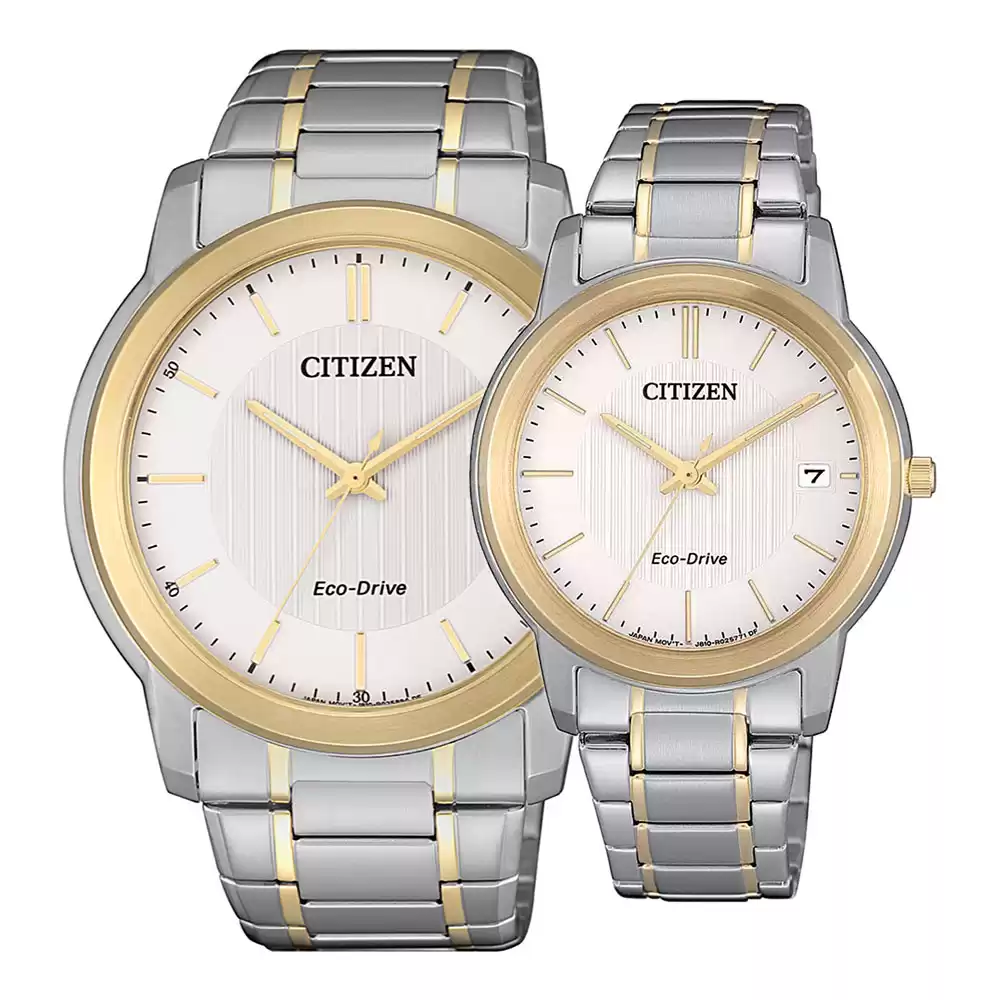 ساعت مچی ست زنانه مردانه سیتی زن AW1216-86A-FE6016-88A