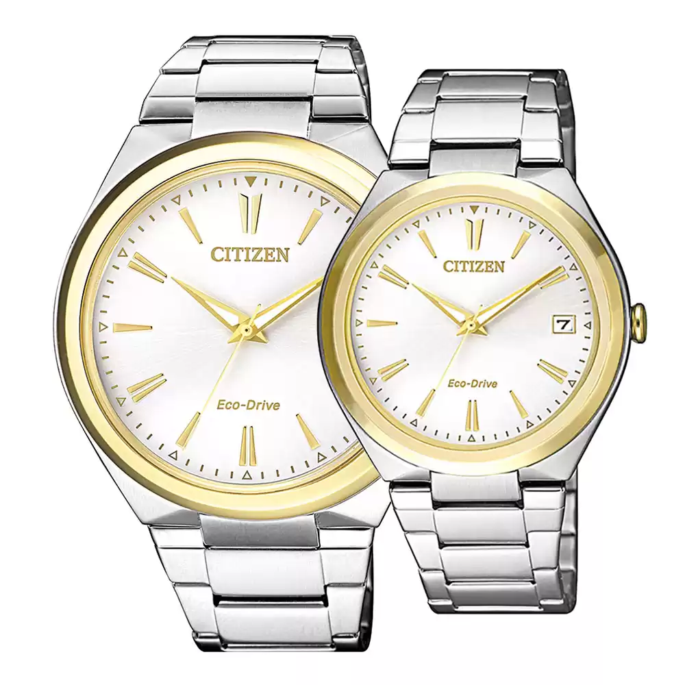 ساعت مچی ست زنانه مردانه سیتی زن AW1374-51B-FE6024-55B