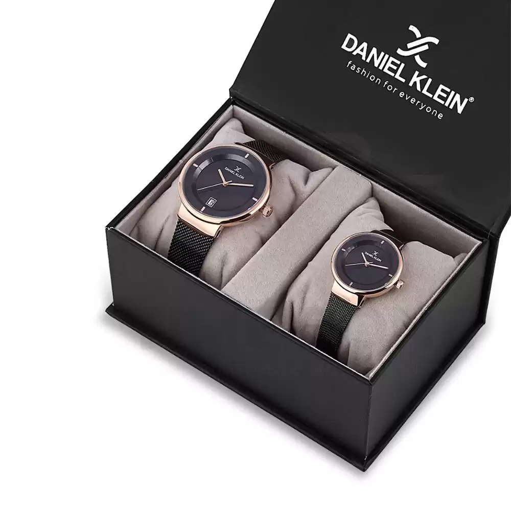 ساعت مچی ست زنانه مردانه دنیل کلین DANIEL KLEIN DK12241-2-G-L