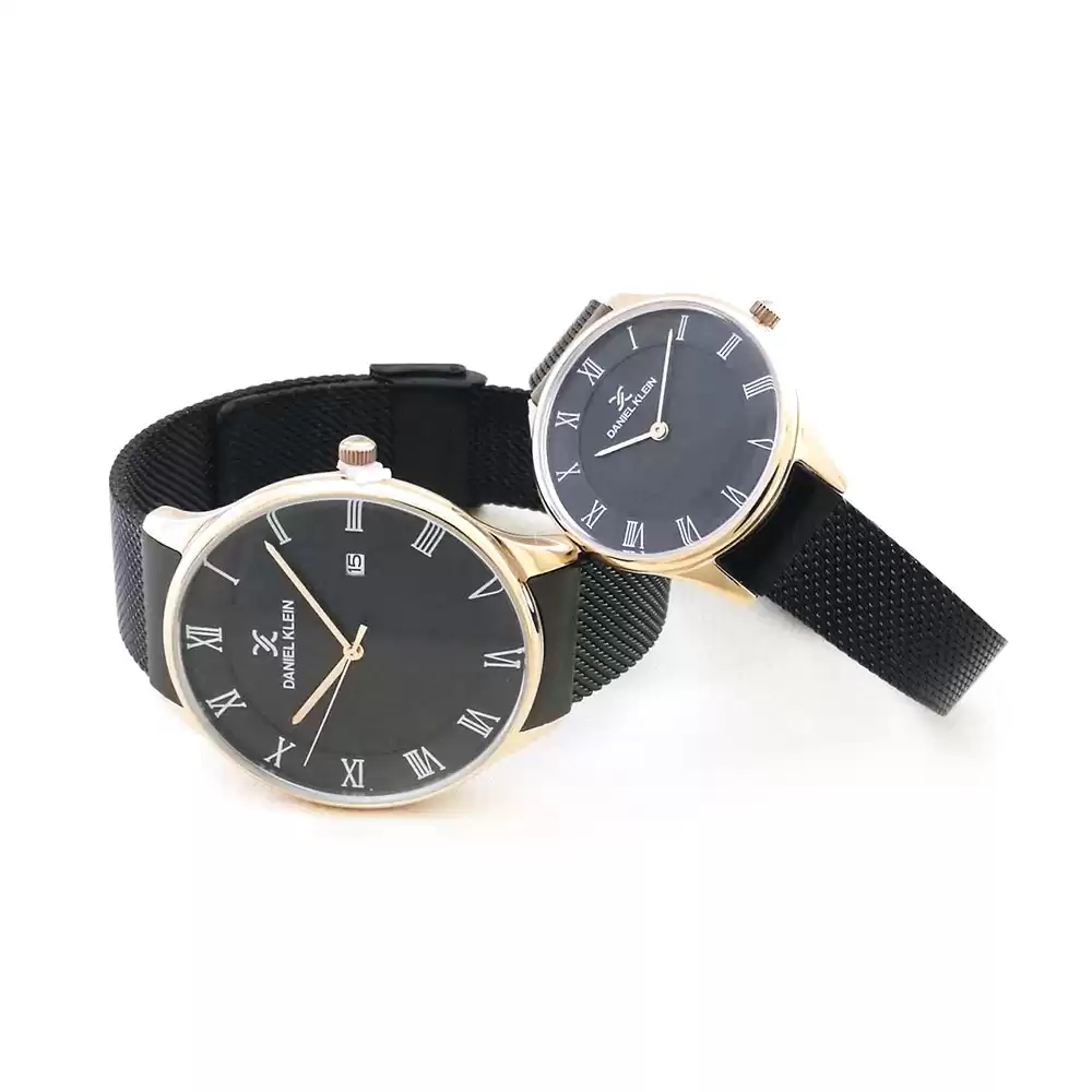 ساعت مچی ست زنانه و مردانه دنیل کلین DANIEL KLEIN DK12093-4-G-L