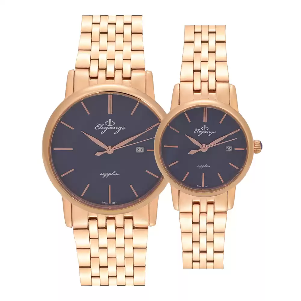 ساعت مچی ست زنانه مردانه الگنگس 8020-403-8021-403