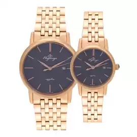 خرید ساعت مچی ست زنانه مردانه الگنگس مدل 8020-403-8021-403 با بهترین قیمت