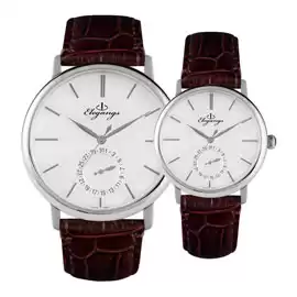 خرید ساعت مچی ست زنانه مردانه الگنگس مدل 8022-101-8023-101 با بهترین قیمت