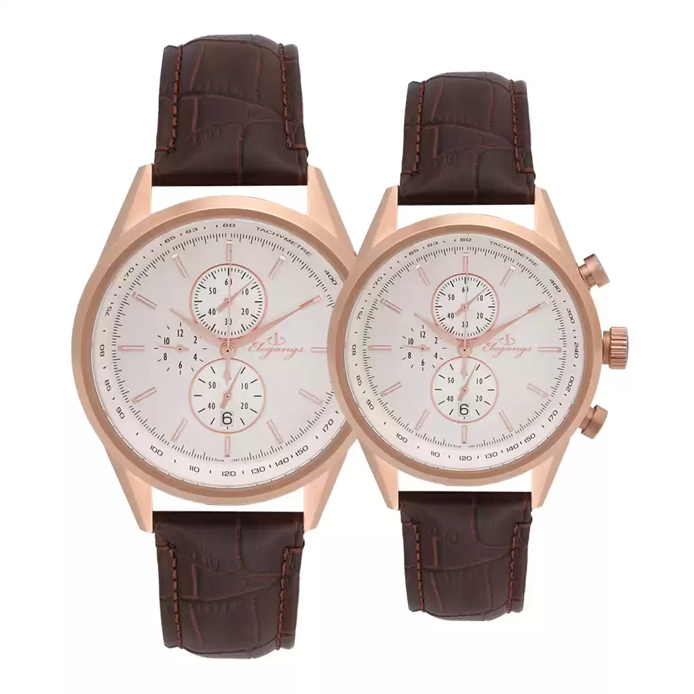 ساعت مچی ست زنانه مردانه الگنگس 8055-103-8056-103