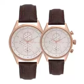 خرید ساعت مچی ست زنانه مردانه الگنگس مدل 8055-103-8056-103 با بهترین قیمت