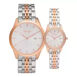 خرید ساعت مچی ست زنانه مردانه الگنگس مدل 8156-109-8157-109 با بهترین قیمت