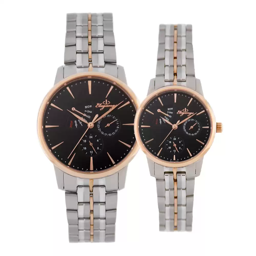 ساعت مچی ست زنانه مردانه الگنگس 8060-709-8061-709