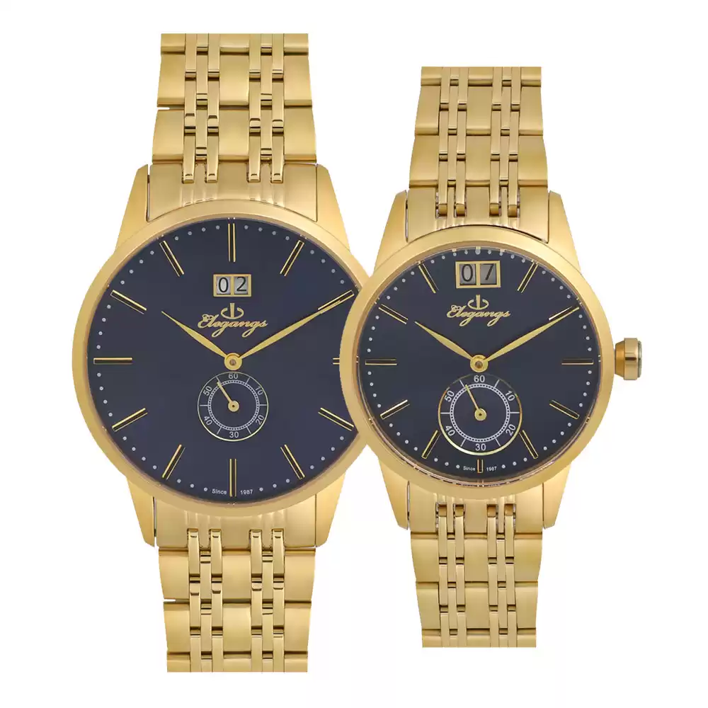 ساعت مچی ست زنانه مردانه الگنگس 8070-402-8071-402