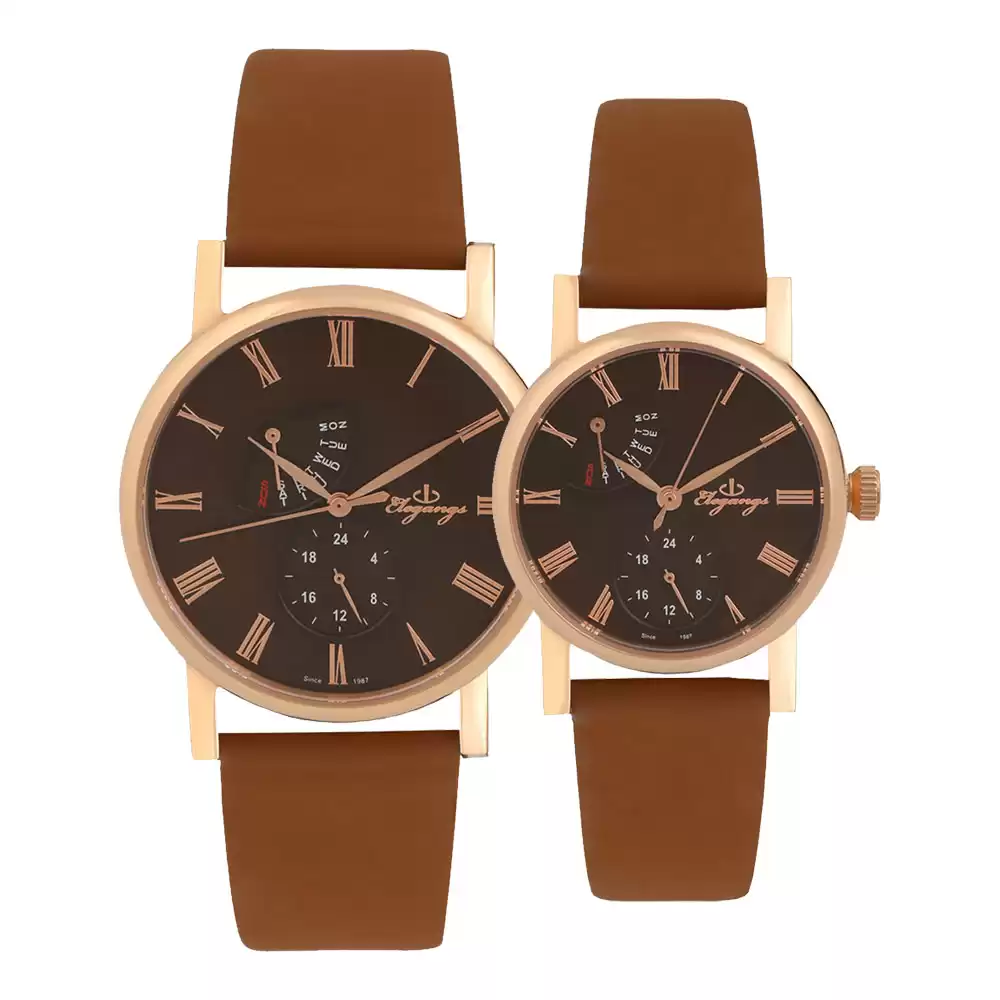 ساعت مچی ست زنانه مردانه الگنگس 8075-303-8076-303