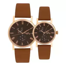 خرید ساعت مچی ست زنانه مردانه الگنگس مدل 8075-303-8076-303 با بهترین قیمت