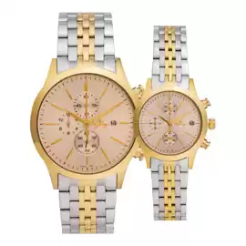 خرید ساعت مچی ست زنانه مردانه الگنگس مدل 8158-107-8159-107 با بهترین قیمت