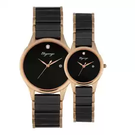 خرید ساعت مچی ست مردانه زنانه الگنگس مدل Elegangs 8127-703-8128-703 با بهترین قیمت