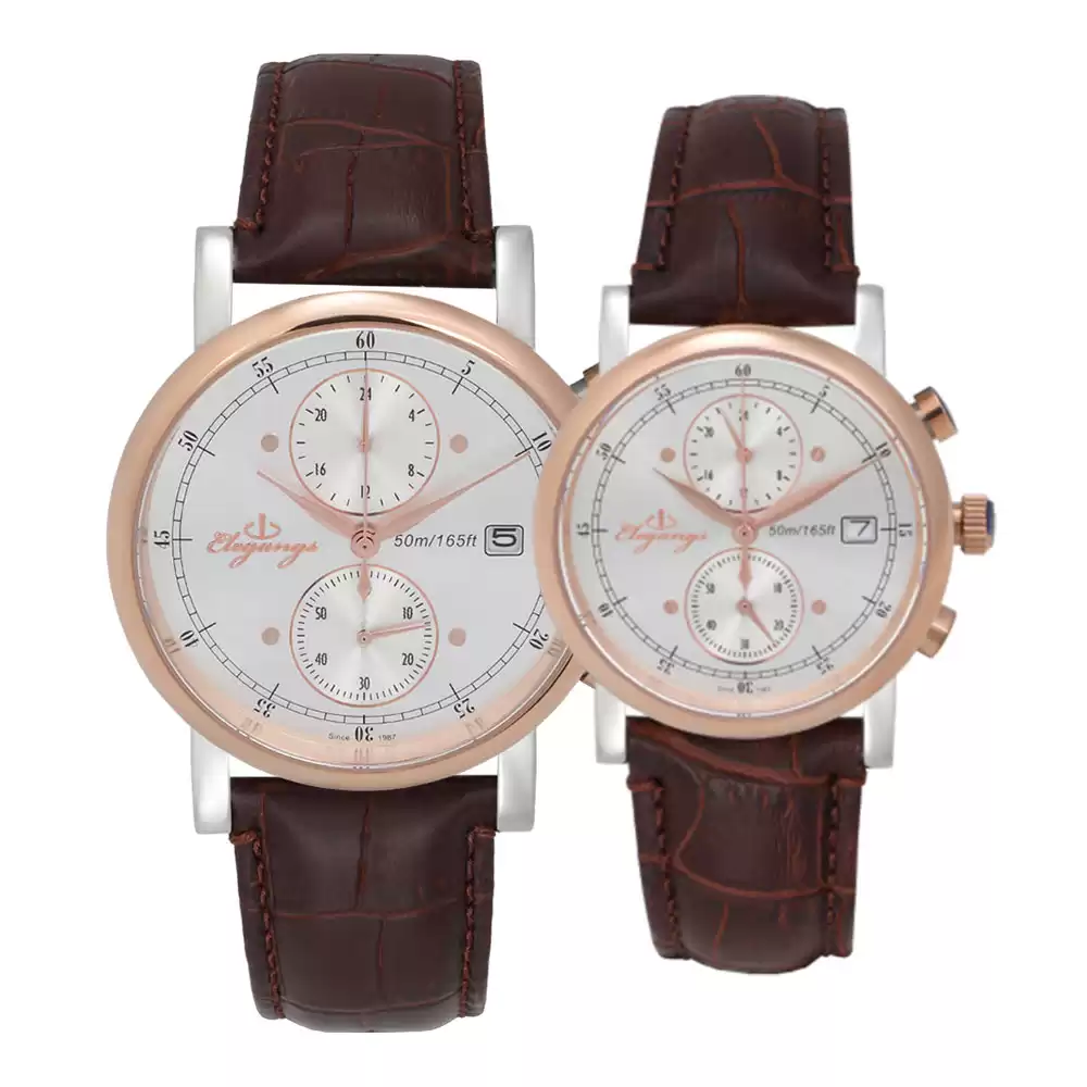 ساعت مچی ست زنانه مردانه الگنگس 8092-109-8093-109