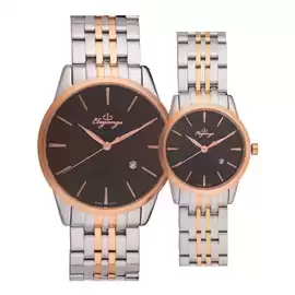 خرید ساعت مچی ست زنانه مردانه الگنگس مدل 8103-309-8104-309 با بهترین قیمت