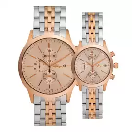 خرید ساعت مچی ست زنانه مردانه الگنگس مدل 8158-109-8159-109 با بهترین قیمت