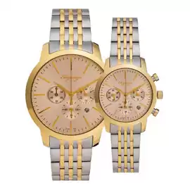 خرید ساعت مچی ست مردانه زنانه الگنگس مدل Elegangs 8160-107-8161-107 با بهترین قیمت