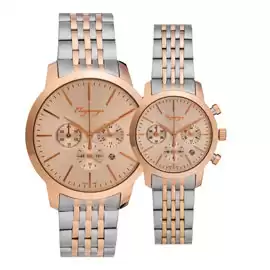 خرید ساعت مچی ست مردانه زنانه الگنگس مدل Elegangs 8160-109-8161-109 با بهترین قیمت