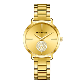 خرید ساعت مچی زنانه مینی فوکوس مدل mini focus MF0222LM-02 با بهترین قیمت