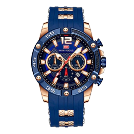 خرید ساعت مچی مردانه مینی فوکوس مدل mini focus MF0349GG-02 با بهترین قیمت