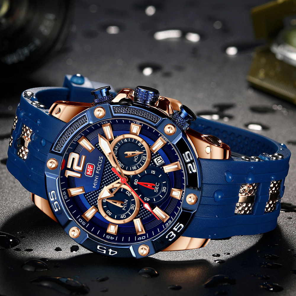 ساعت مچی مردانه مینی فوکوس mini focus MF0349GG-02