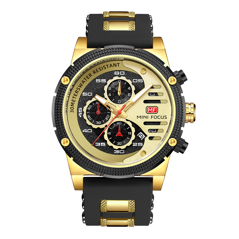 ساعت مچی مردانه مینی فوکوس mini focus MF0246GG-05