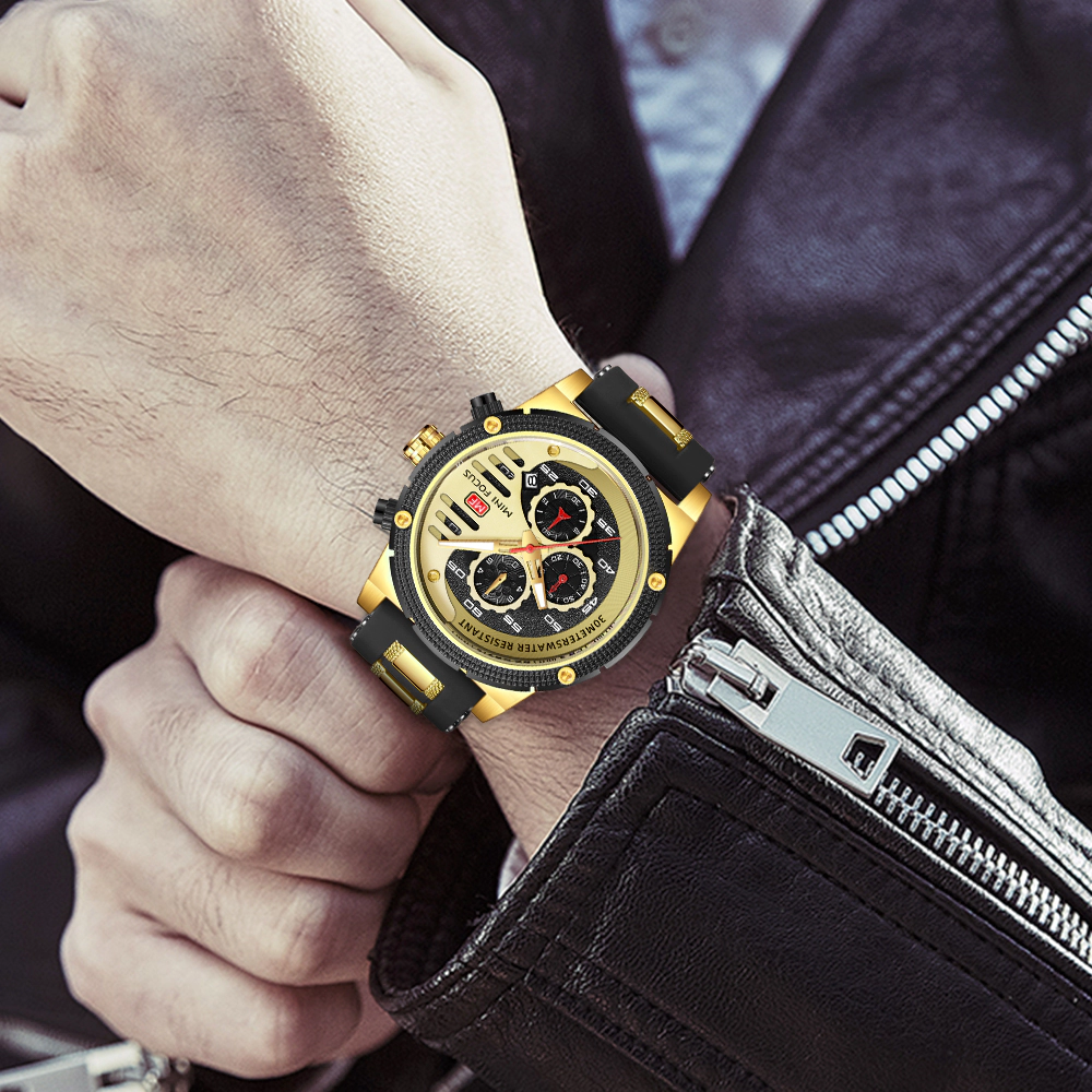 ساعت مچی مردانه مینی فوکوس mini focus MF0246GG-05