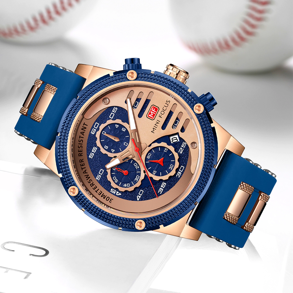 ساعت مچی مردانه مینی فوکوس mini focus MF0246GG-01