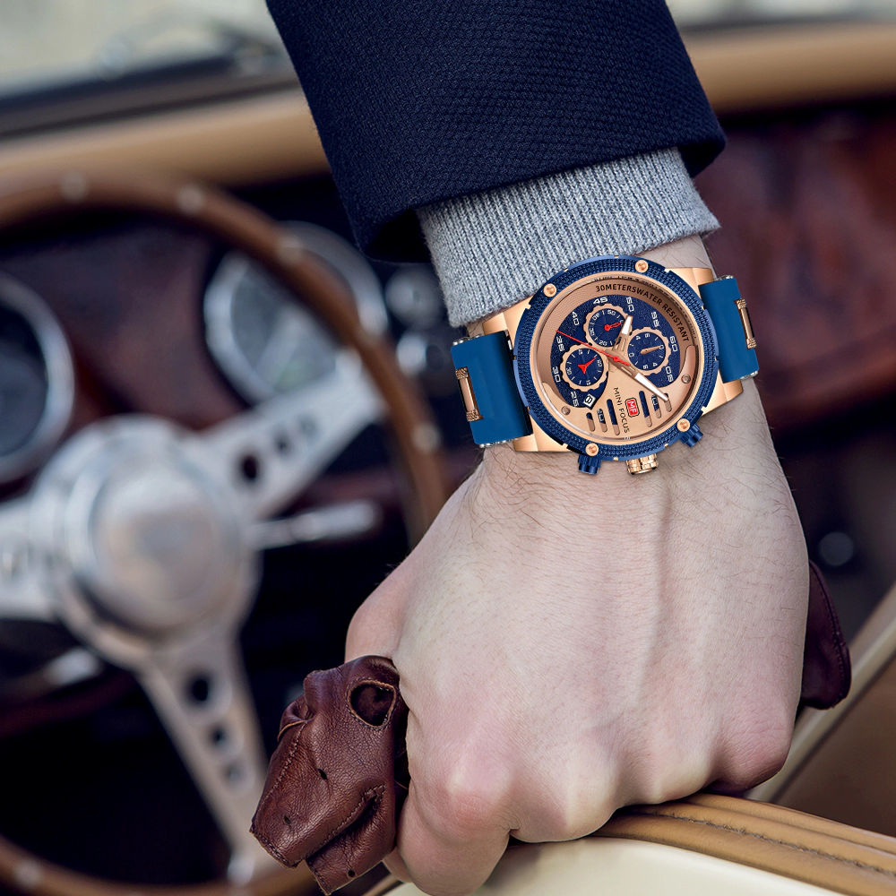 ساعت مچی مردانه مینی فوکوس mini focus MF0246GG-01