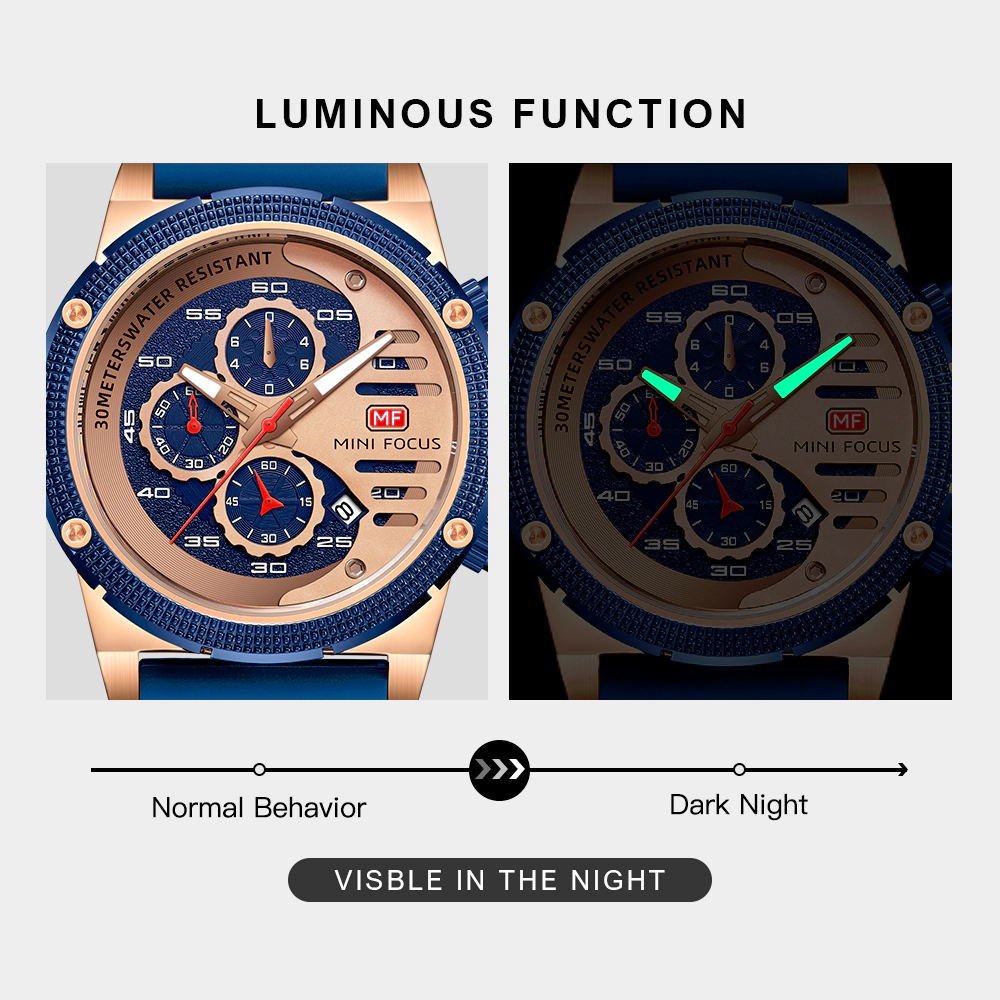 ساعت مچی مردانه مینی فوکوس mini focus MF0246GG-01