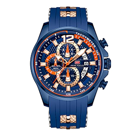 خرید ساعت مچی مردانه مینی فوکوس مدل mini focus MF0350GG-03 با بهترین قیمت