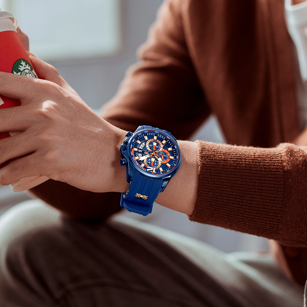 ساعت مچی مردانه مینی فوکوس mini focus MF0350GG-03