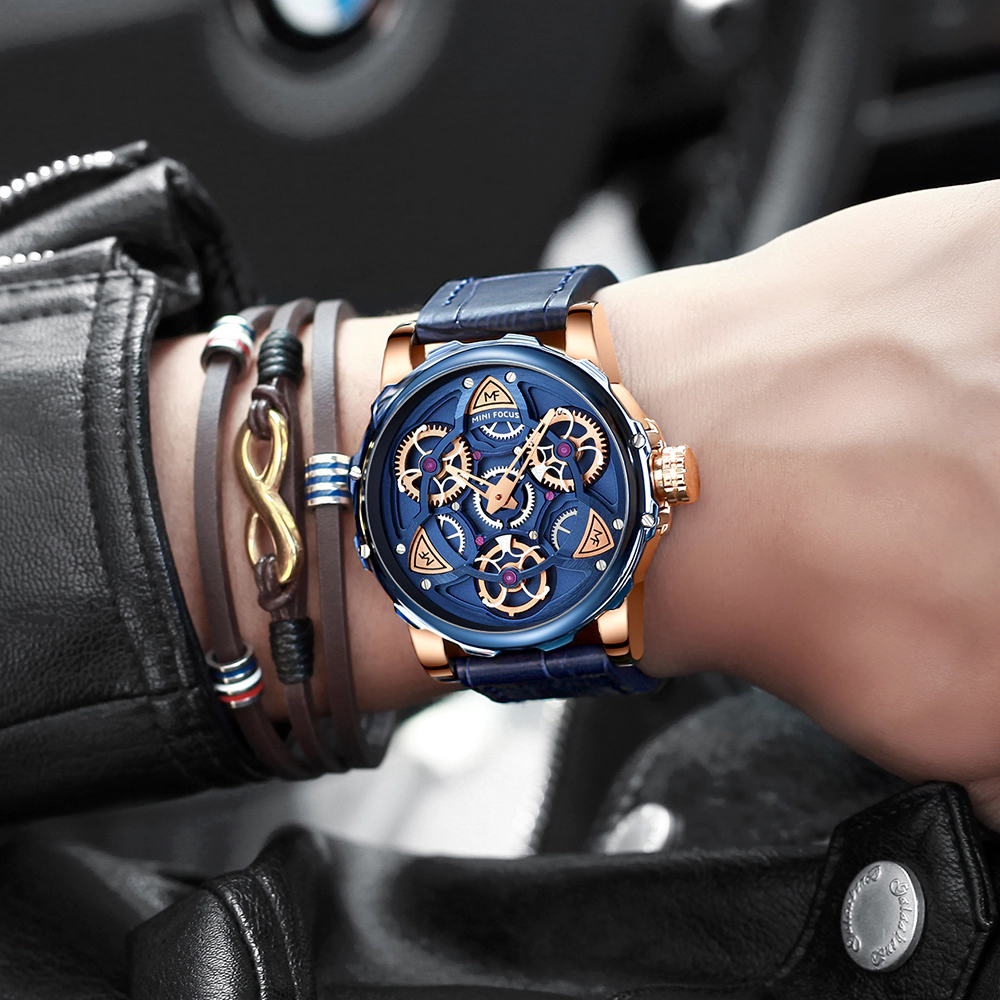 ساعت مچی مردانه مینی فوکوس mini focus MF0249GL-04