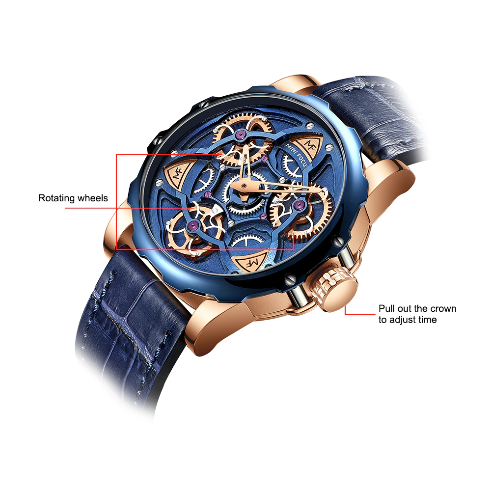 ساعت مچی مردانه مینی فوکوس mini focus MF0249GL-04