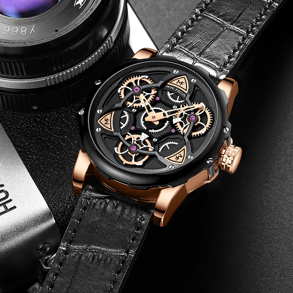 ساعت مچی مردانه مینی فوکوس mini focus MF0249GL-03