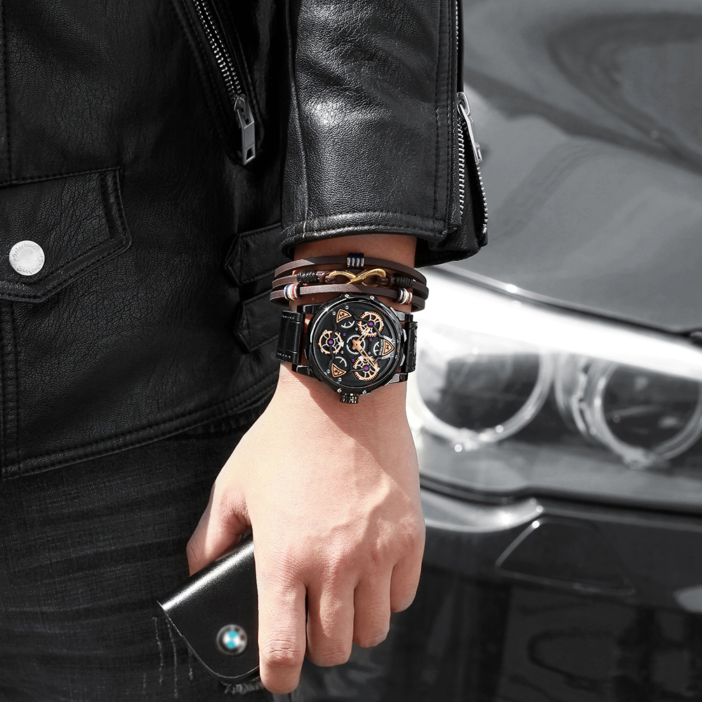 ساعت مچی مردانه مینی فوکوس mini focus MF0249GL-02