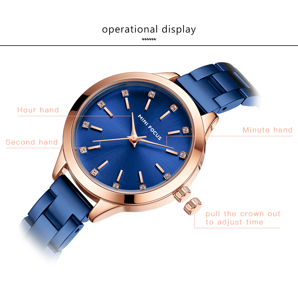 ساعت مچی زنانه مینی فوکوس mini focus MF0367LL-04