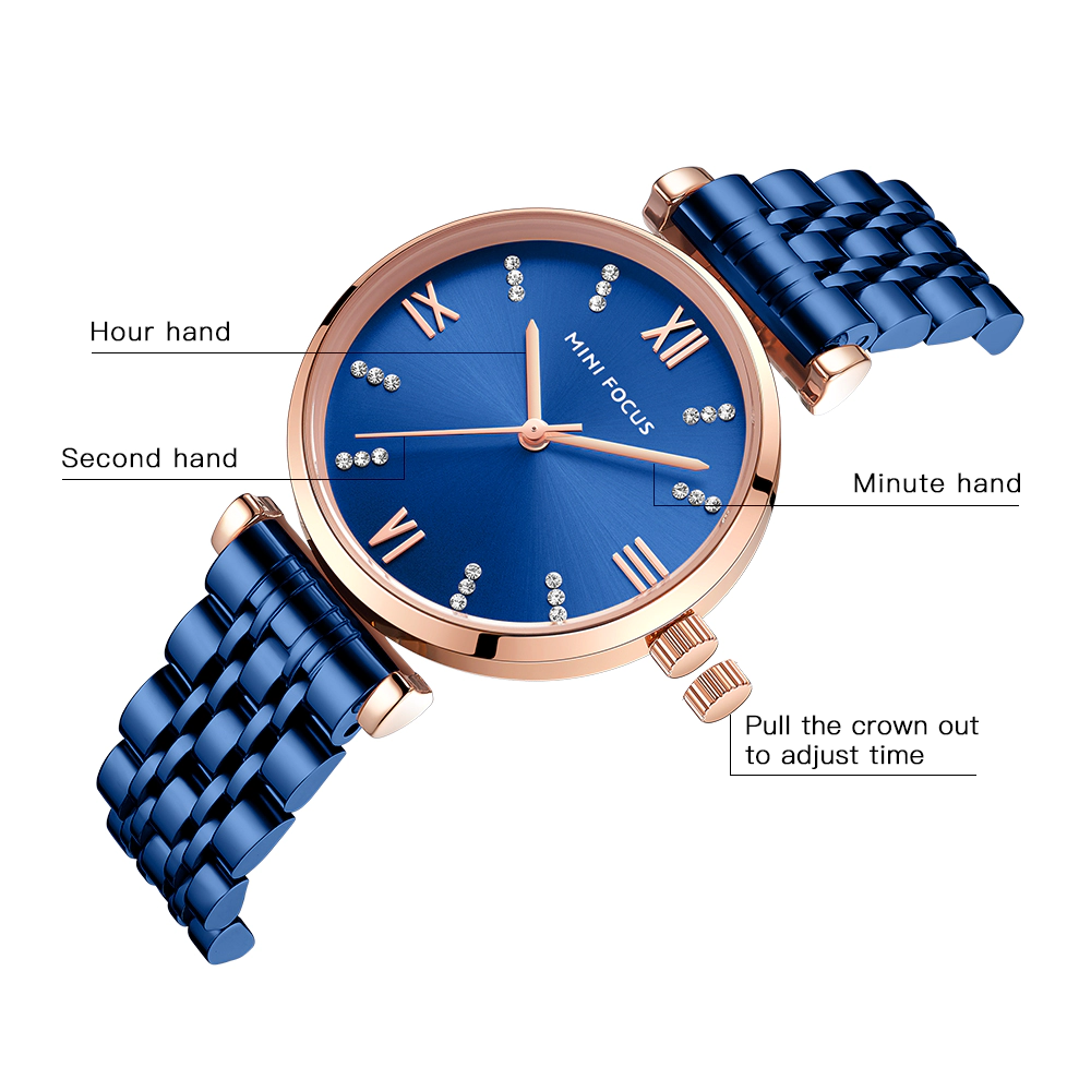 ساعت مچی زنانه مینی فوکوس mini focus MF0335LM-04