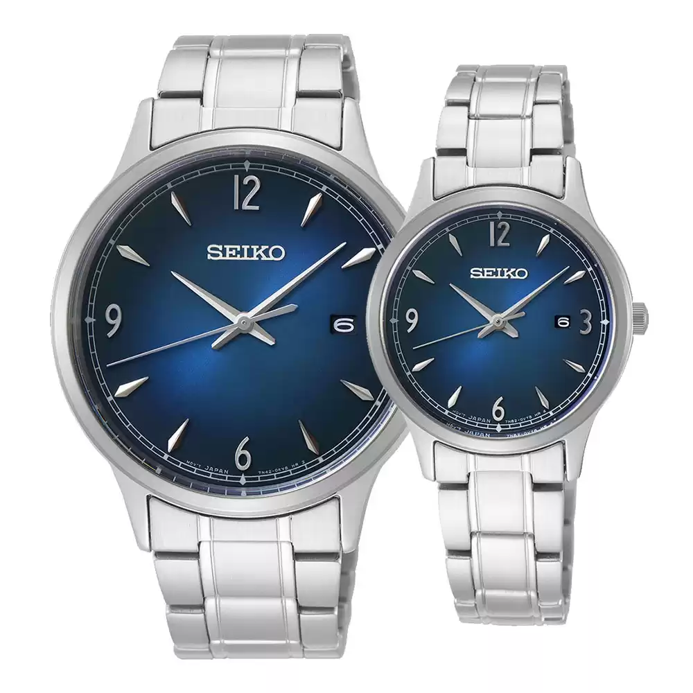 ست ساعت مچی مردانه زنانه سیکو SEIKO SGEH89P1-SXDG99P1