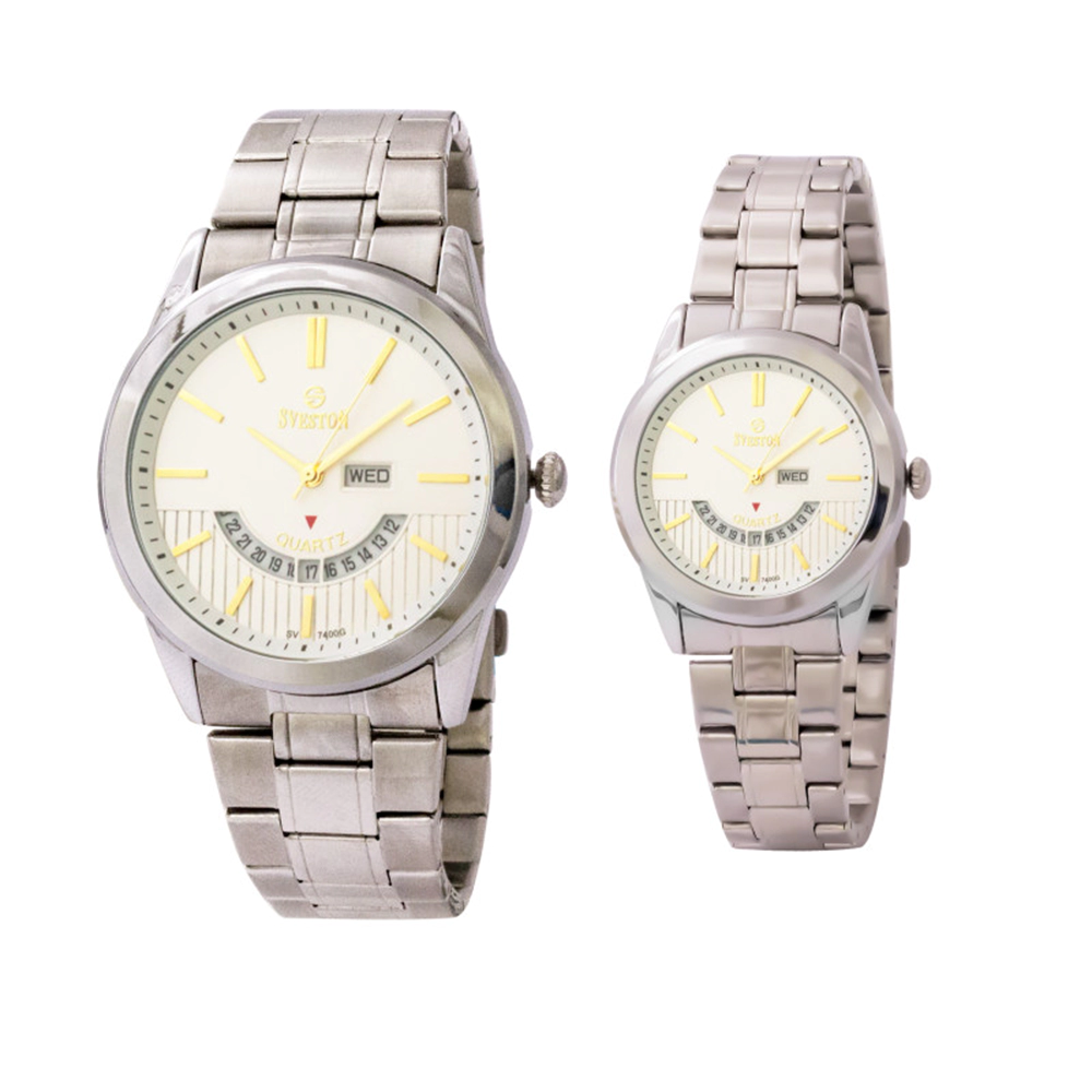 ساعت مچی ست زنانه و مردانه سویستون sveston sv-7400-2