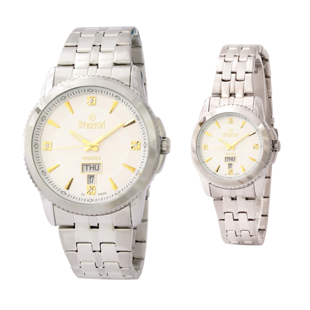 ساعت مچی ست زنانه و مردانه سویستون
