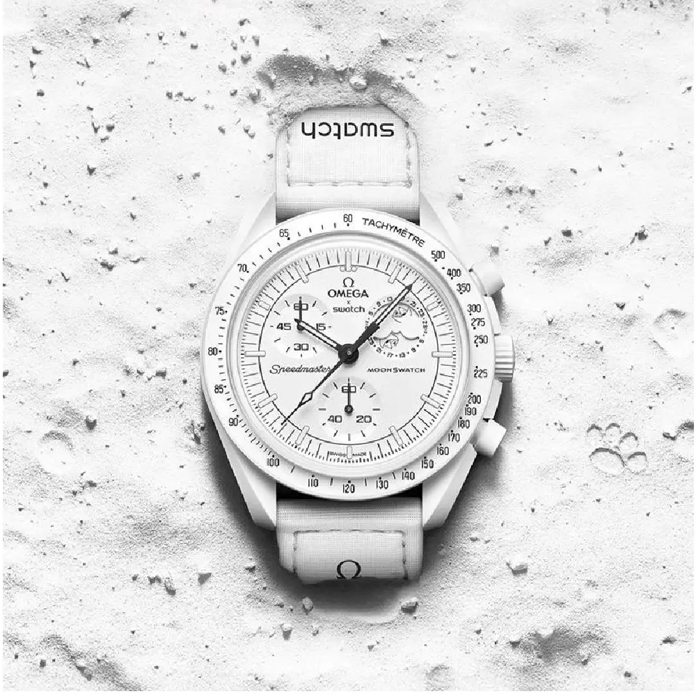 ساعت مچی امگا سواچ MISSION TO THE MOONPHASE-SO33W700