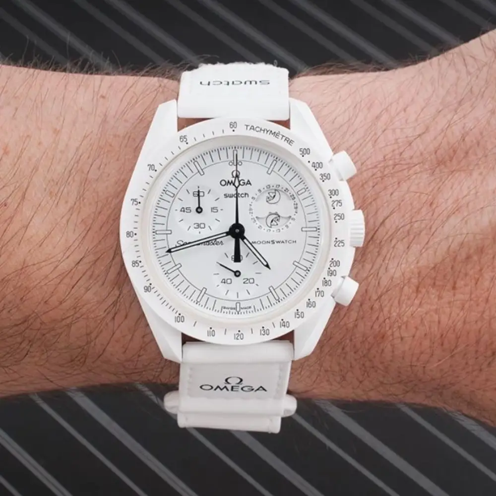 ساعت مچی امگا سواچ MISSION TO THE MOONPHASE-SO33W700