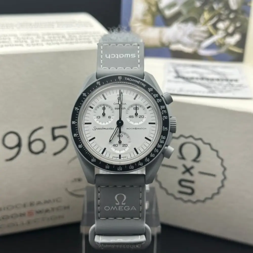 ساعت مچی امگا سواچ MOONSWATCH 1965-SO33M106