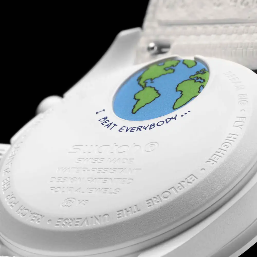 ساعت امگا سواچ اسنوپی مون شاین MISSION TO EARTHPHASE-MOONSHINE GOLD-SO33W701L